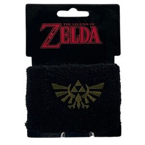 Bioworld The Legend of Zelda Hylian Crest Terry Cloth Black One Size Sweatand